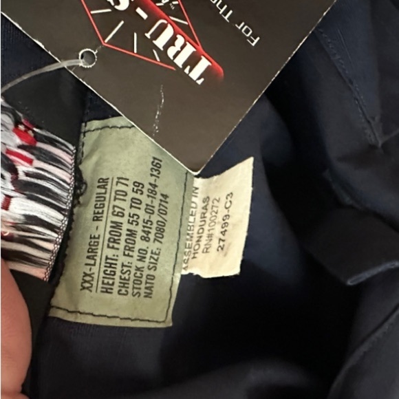 Tru-Spec Navy‎ Shirt nwt - Picture 5 of 6